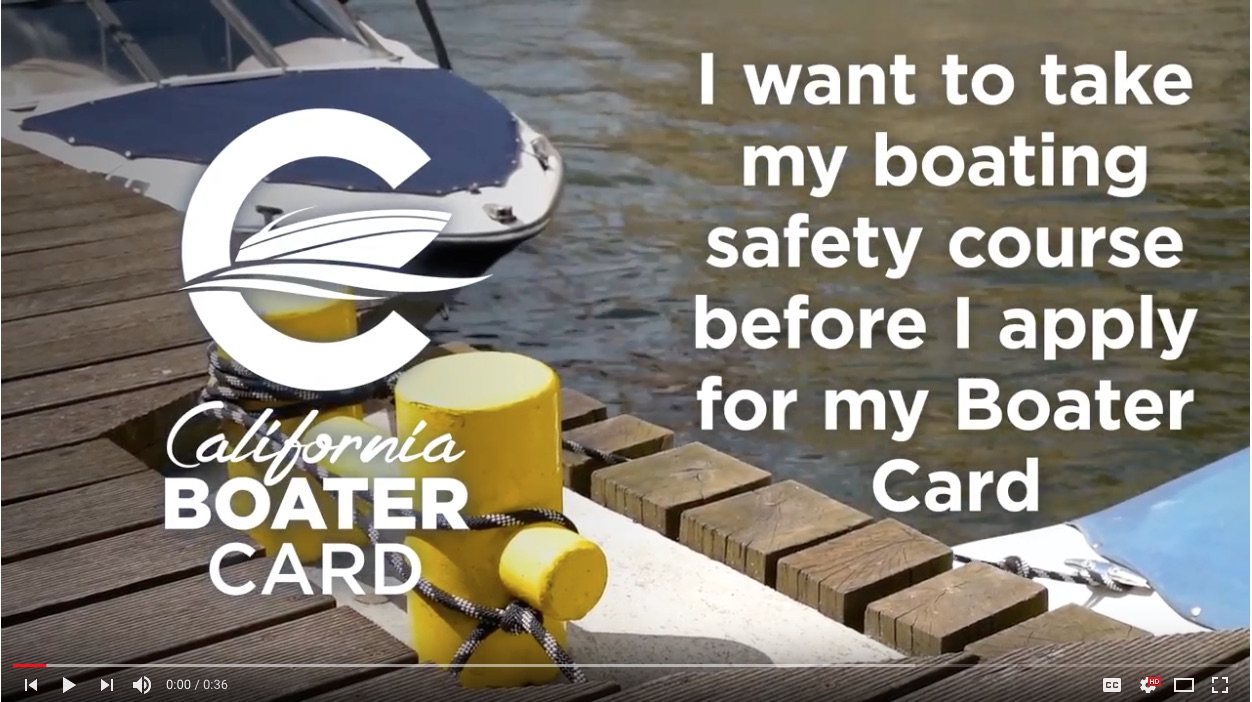 California Boater's Card process